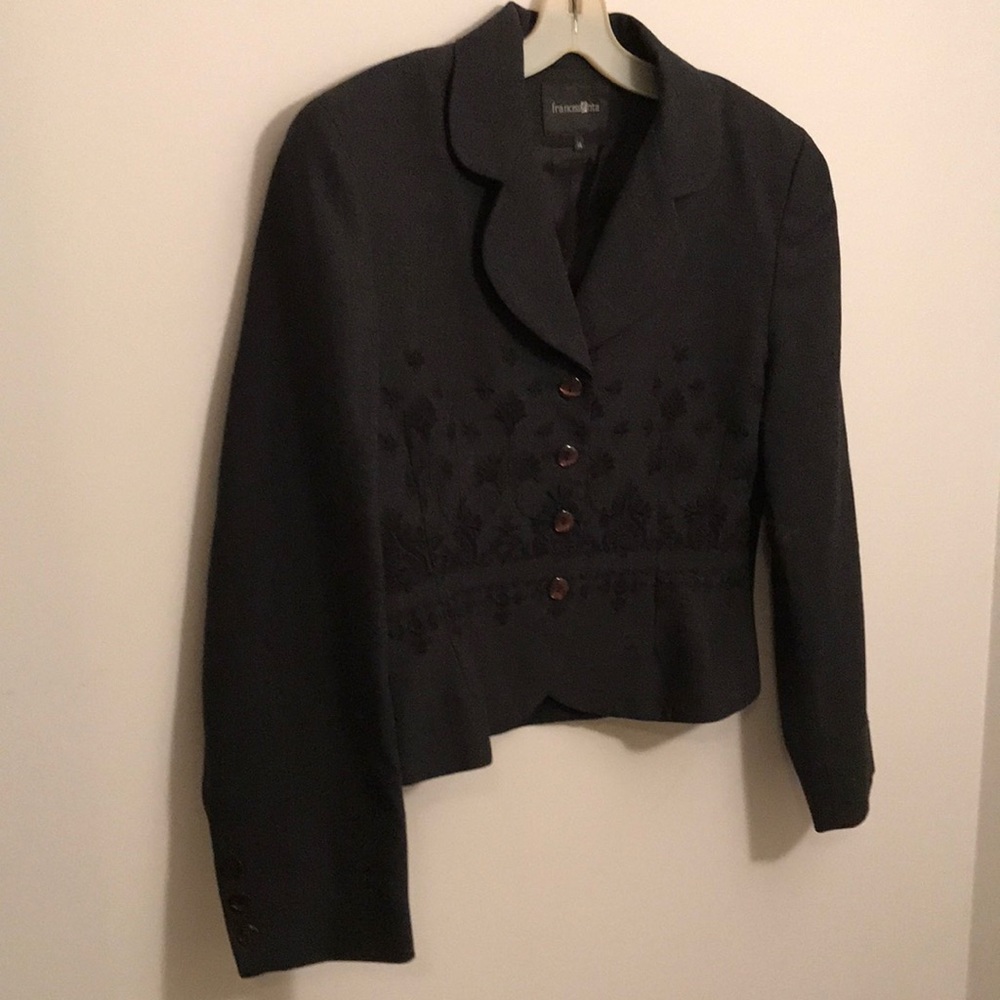 Frances & Rita gray wool jacket - Picture 3 of 4